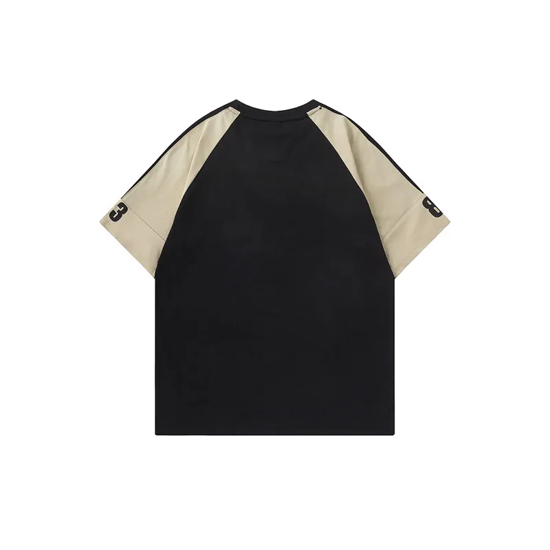 Trendy Loose Contrast T Shirt-1