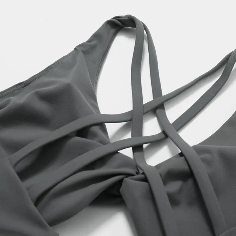 Casual Plain Nylon Spandex Brushed Fabric Sports Underwear Women-9