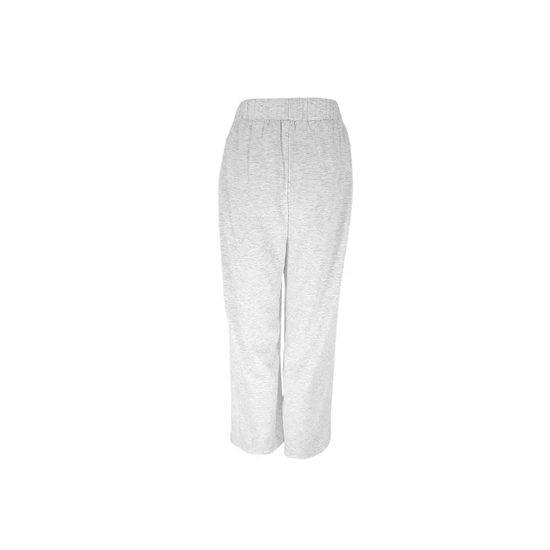 Loose Wide Leg Polyester Casual Pants Women-1