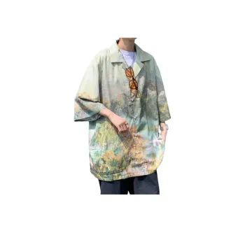 Floral Tie Dye Oversize Shirt