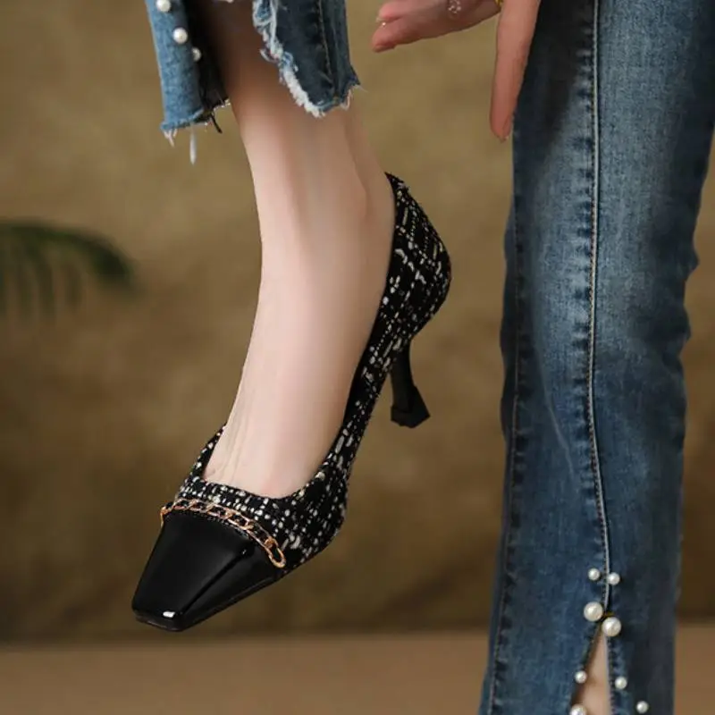 Retro Fashionable High Heels-5