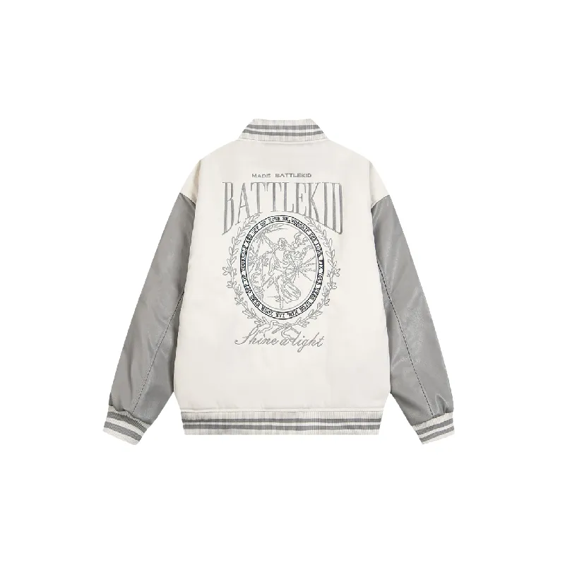 Basics Embroidered Polyester Baseball Jersey-5