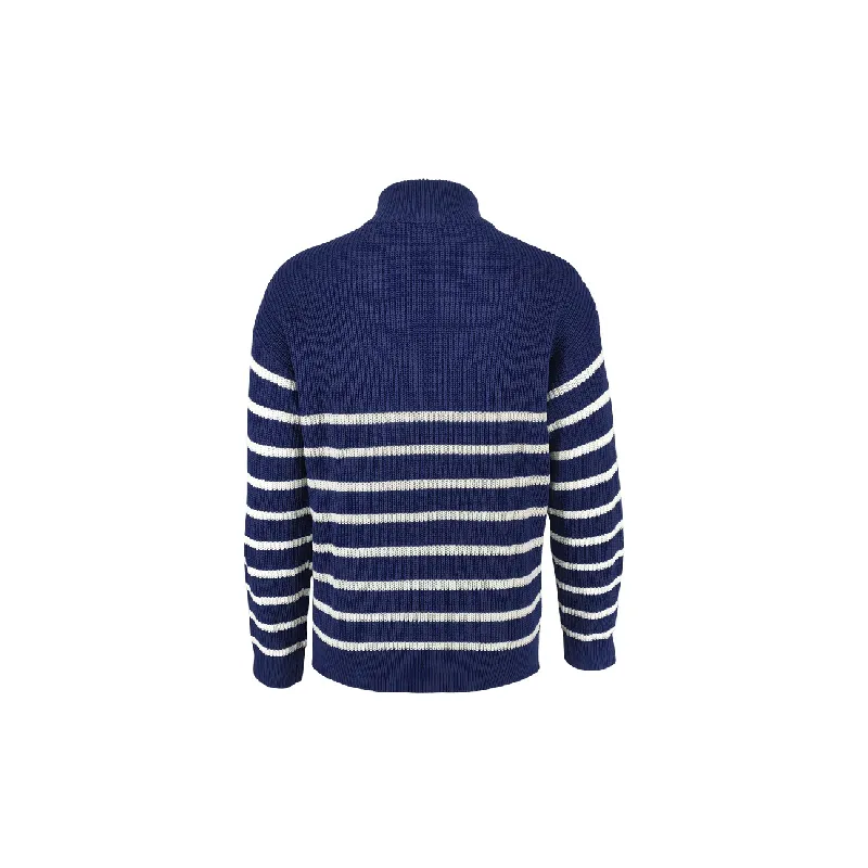 Fashionable Zipper Polyester Sweater Women-2