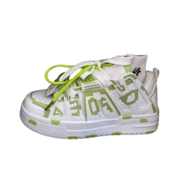 Niche Trendy Black And White Stitching Bread Shoes