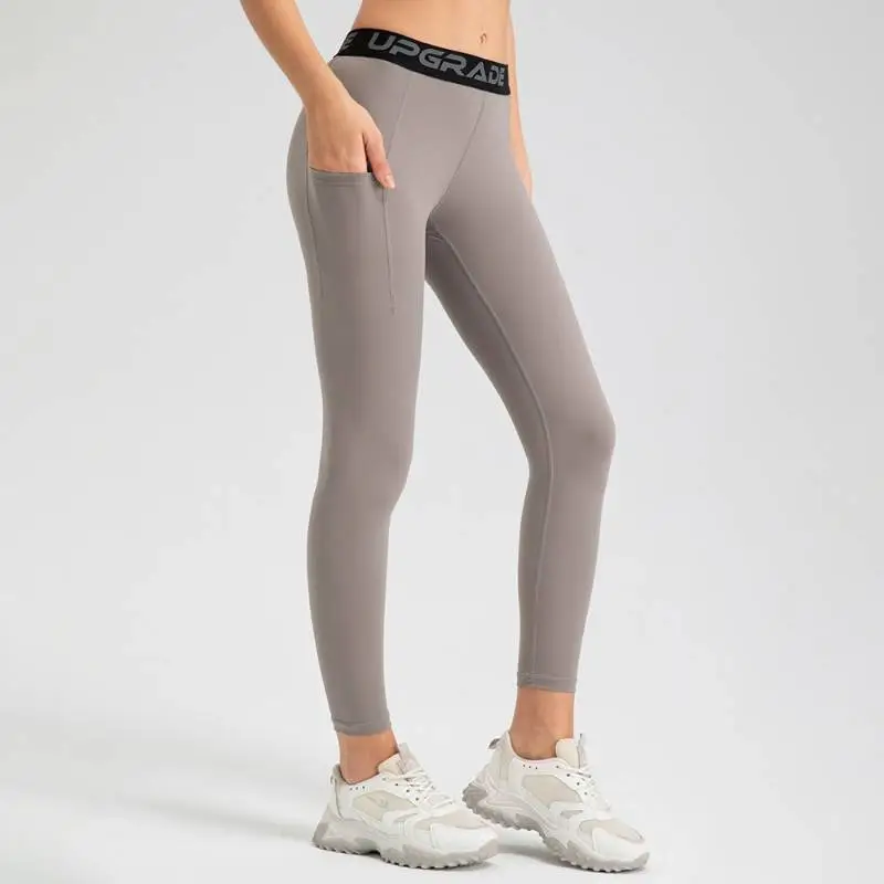 Fashionable Breathable Nylon Leggings Women-4