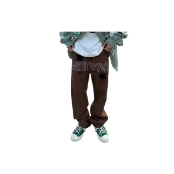 Retro Star Embroidered Jeans