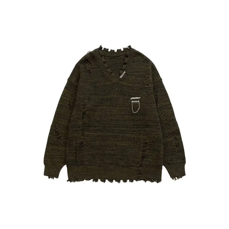 Fashionable Simple Sweater-0