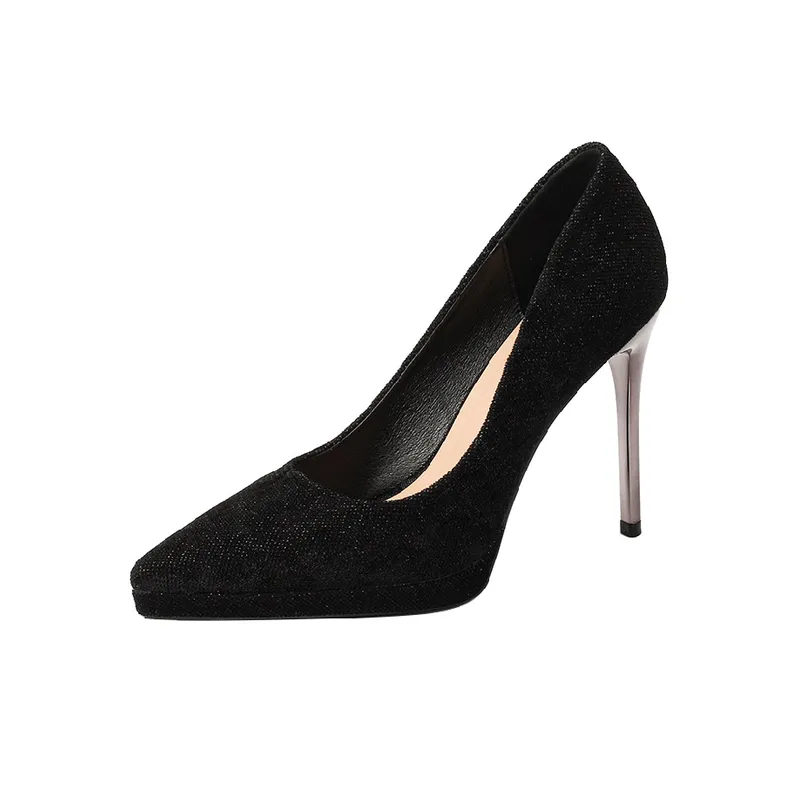 Simple Plain High Heels-5