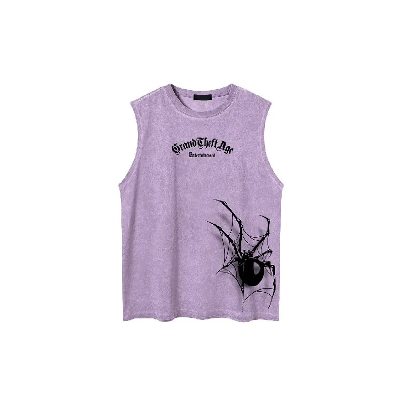 Street Loose 100% Cotton Vest-0