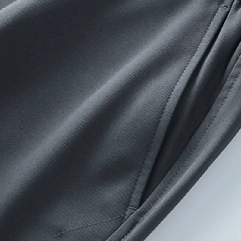 Simple Fashionable Blended Synthetic Fabrics Casual Pants-6