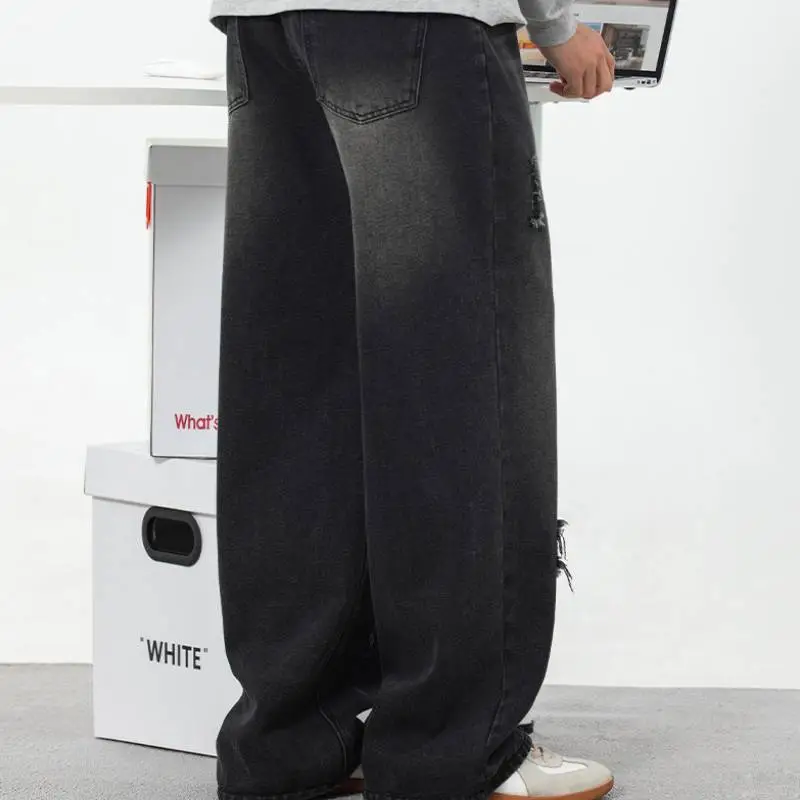 Retro Washed Jeans-3