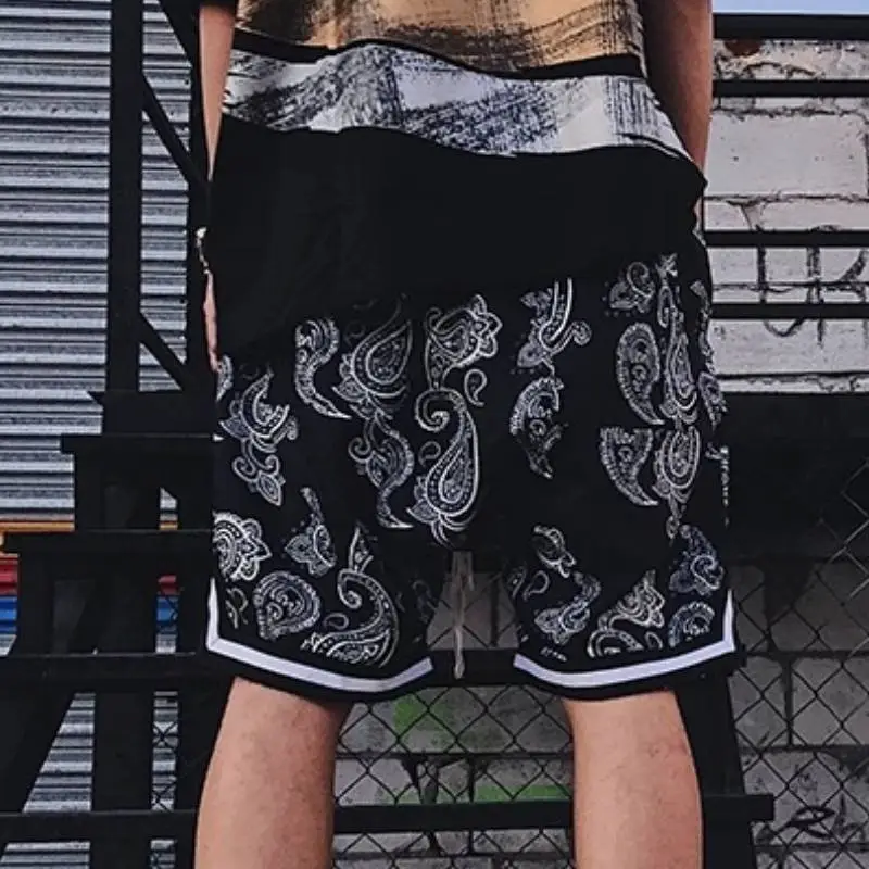 Retro Trendy Blended Synthetic Fabrics Casual Shorts-3