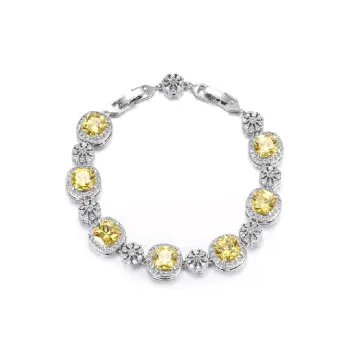 Square Princess Zircon Bracelet