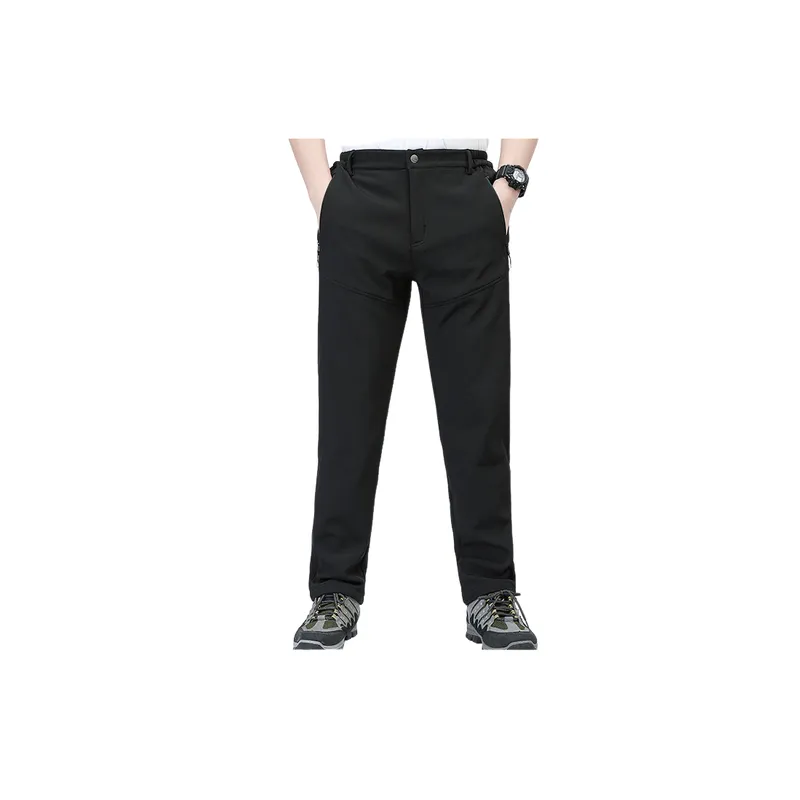 Sporty Waterproof Polyester Hard Shell Pants-2