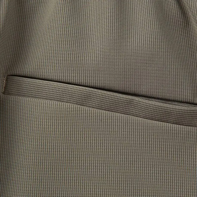 Casual Straight Leg Blended Synthetic Fabrics Suit Trousers-8