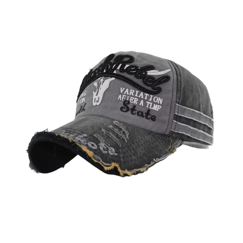 Retro Washed Peaked Cap-2