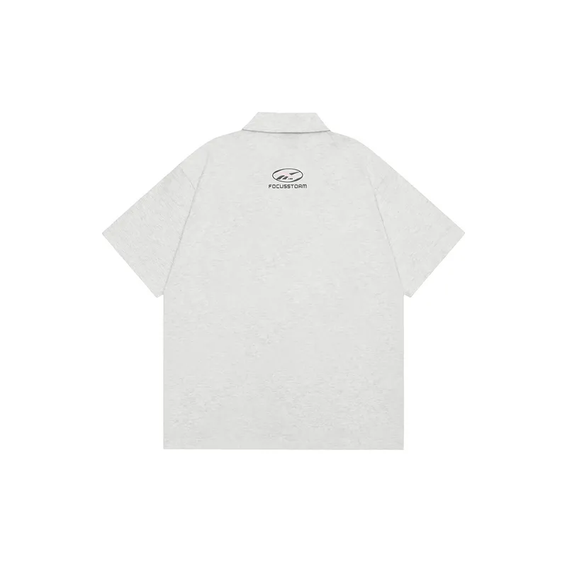 College Style Loose Couple T Shirt-7