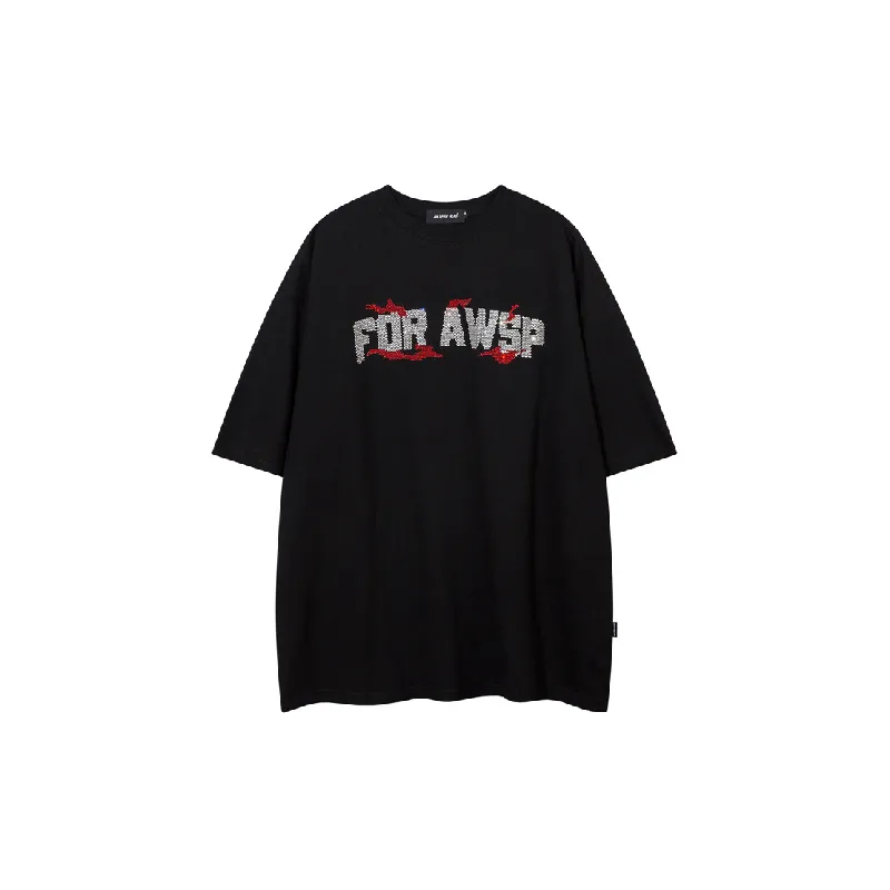 Fashion Retro Cotton Blended Fabric T-Shirt-4