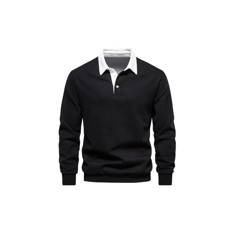 Casual Long Sleeve Polo-6