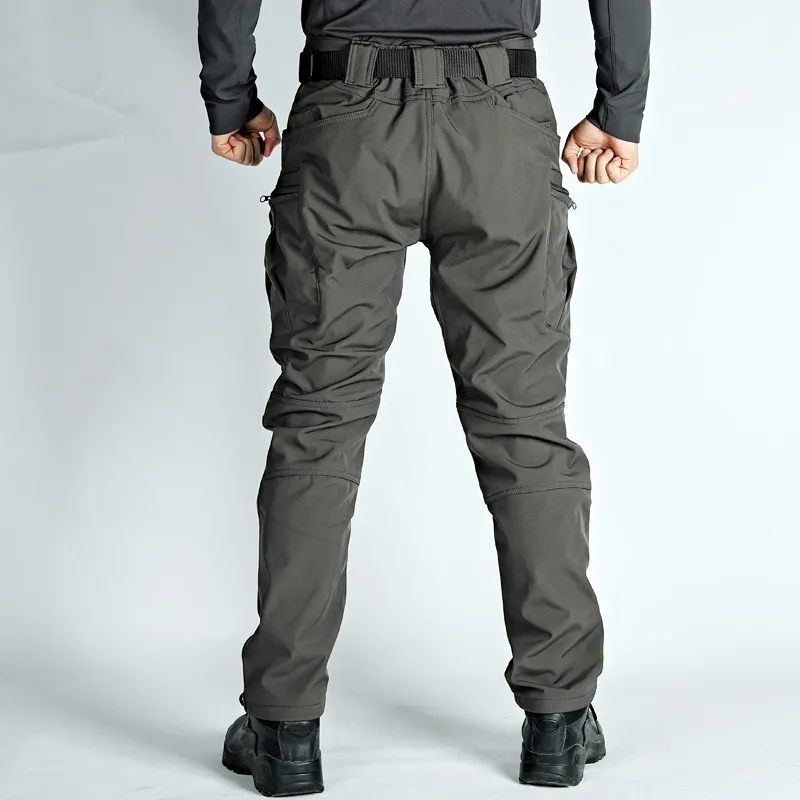 Casual Waterproof Nylon Cargo Pants-3