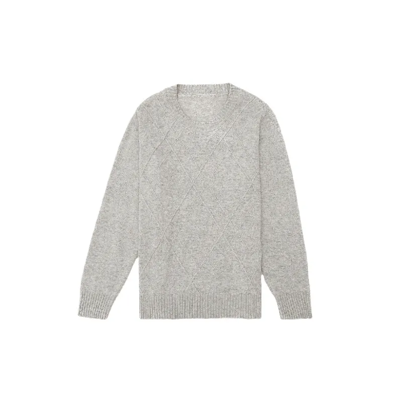 Simple Loose Knitted Fabric Knitwear Women-0