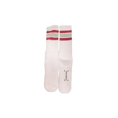 Retro Casual 100% Cotton Mid Calf Sock