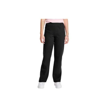 Loose Straight Leg Polyester Casual Pants Women