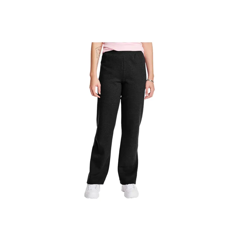 Loose Straight Leg Polyester Casual Pants Women-4