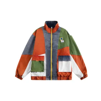 Retro Splicing Denim Jacket