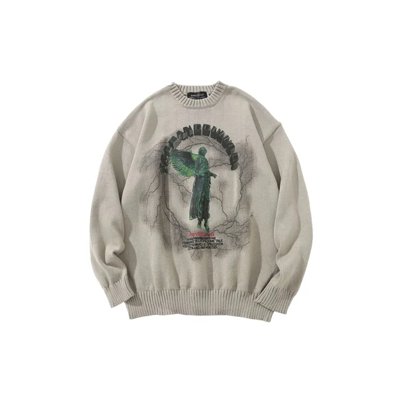 Retro Loose Sweater-4