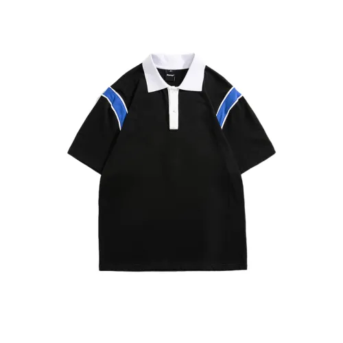 Trendy Contrast Lapel Polo Shirt