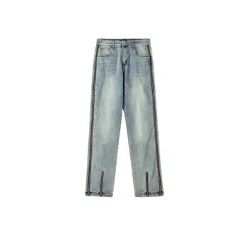 Straight Trendy Vibe Side Jeans