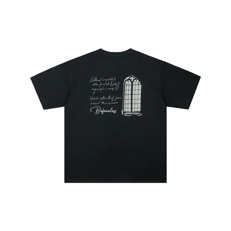 Retro Character Image Design T Shirt-3
