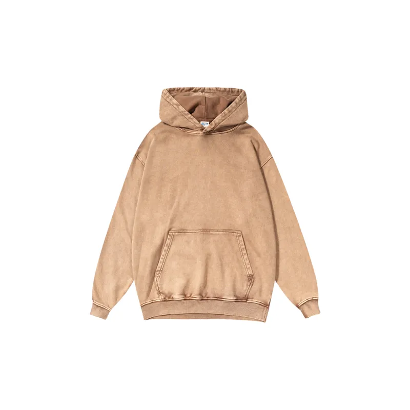 Retro Batik Wash Water Old Hoodie-2