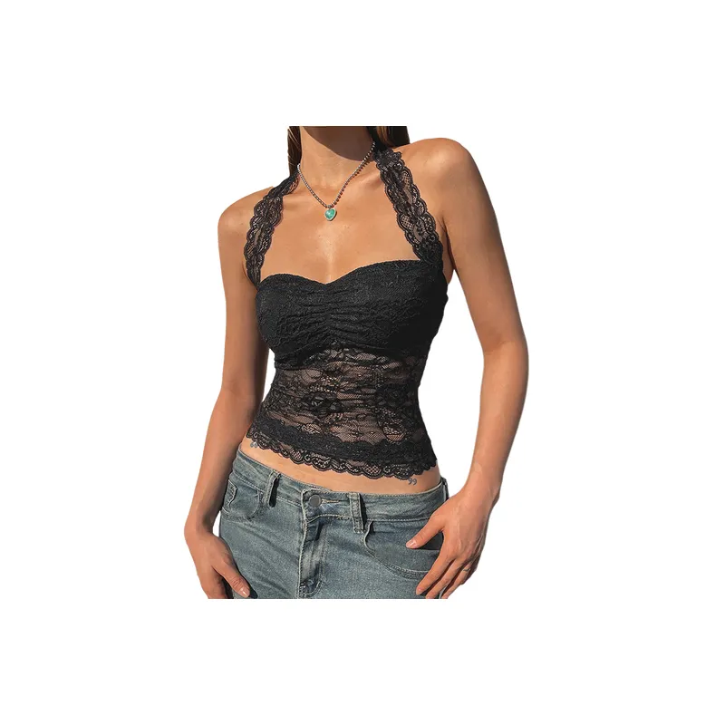 Fashionable Sexy Knitted Fabric Vest Women-1