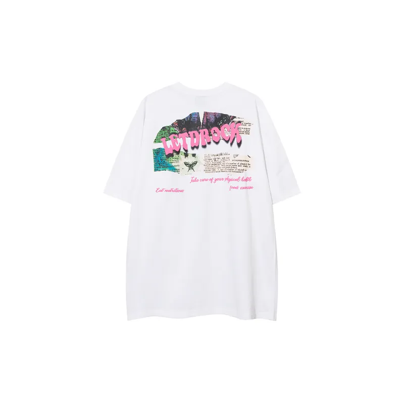 Graffiti Print Casual Trendy T Shirts-3