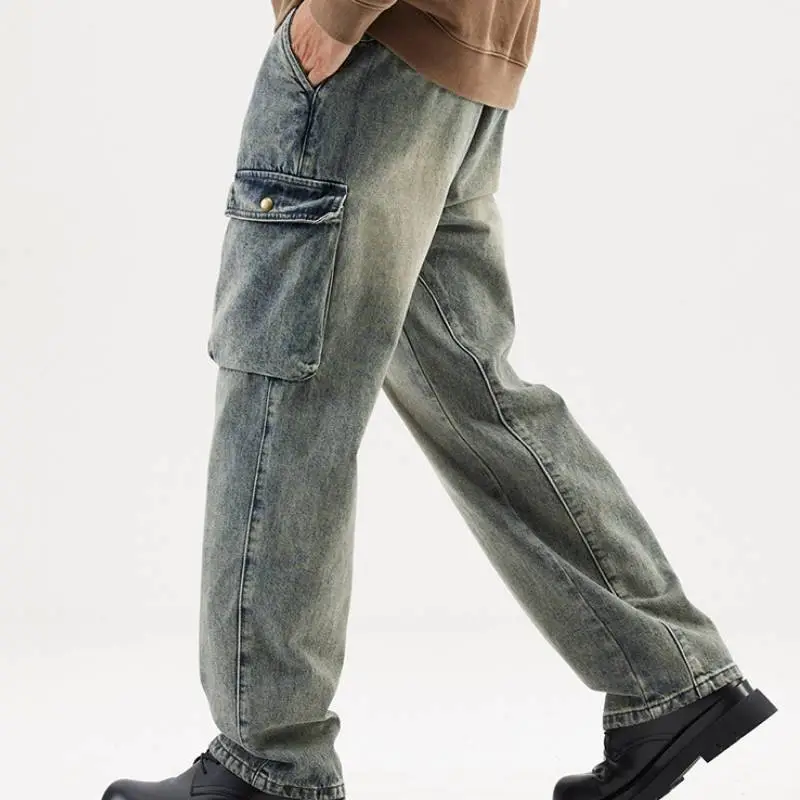Loose Straight Leg Cargo Pants-3