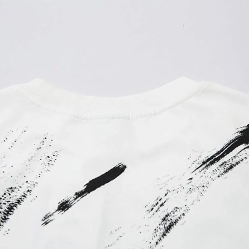 Casual Loose Combed Cotton T-Shirt-7