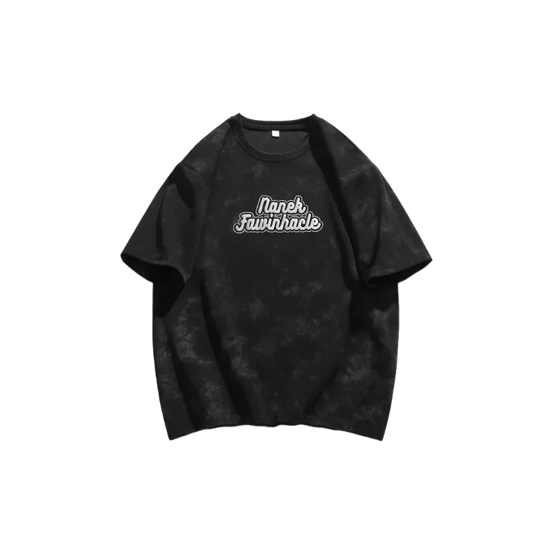 Trendy Loose Blended Synthetic Fabrics T Shirt-1