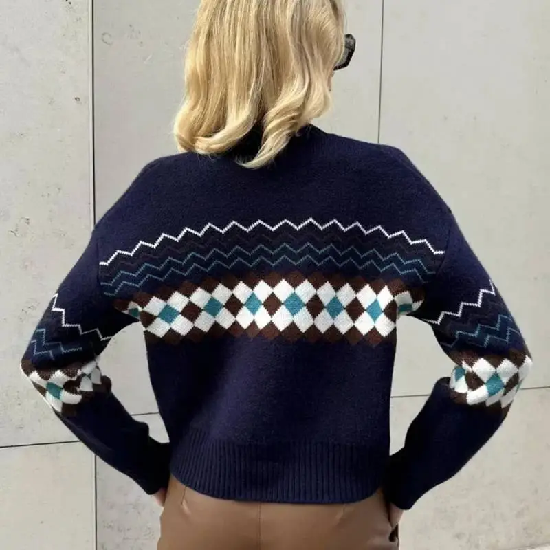 Fashionable Simple Sweater Women-1