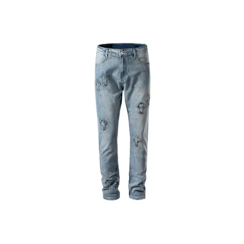 LAMLICKA Jeans Unisex Blue