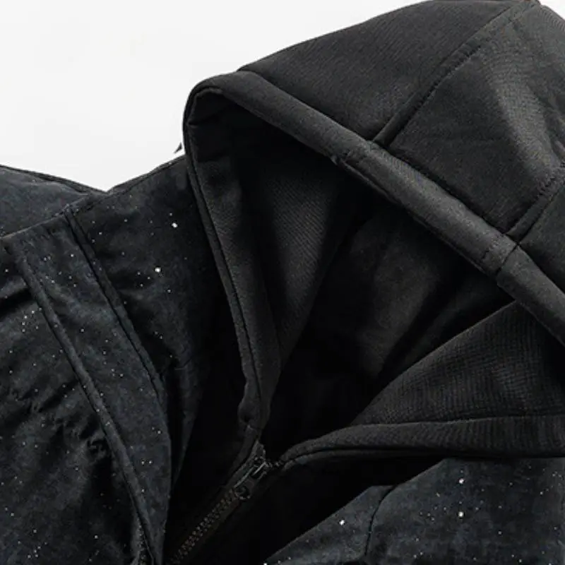 Casual Loose Polyester Quilted Jacket-4