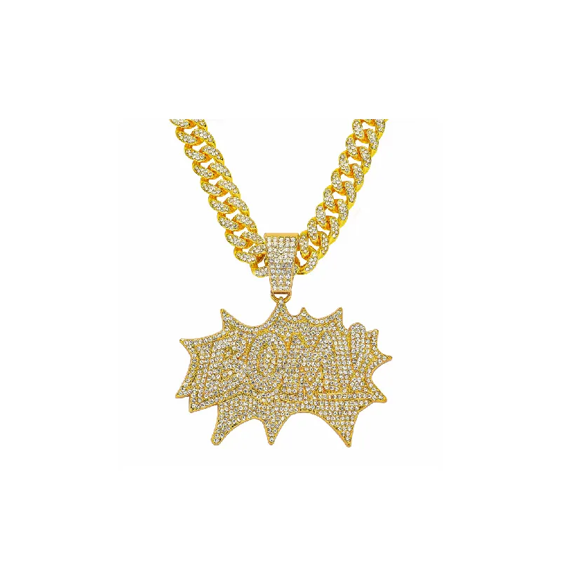 Trendy Letter Pendant Necklace-0