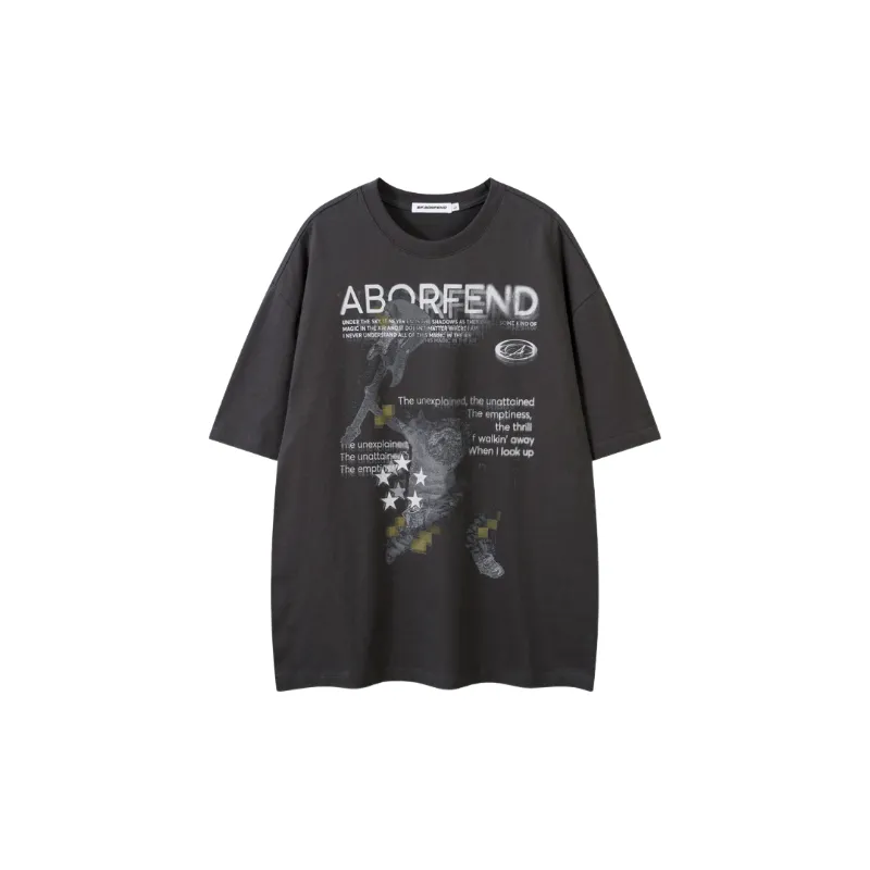 Loose Casual 100% Cotton T Shirt-4