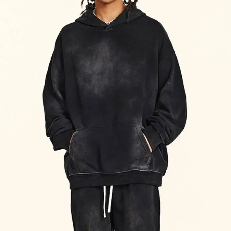 Fashion Washed Cotton Sweatshirt-12