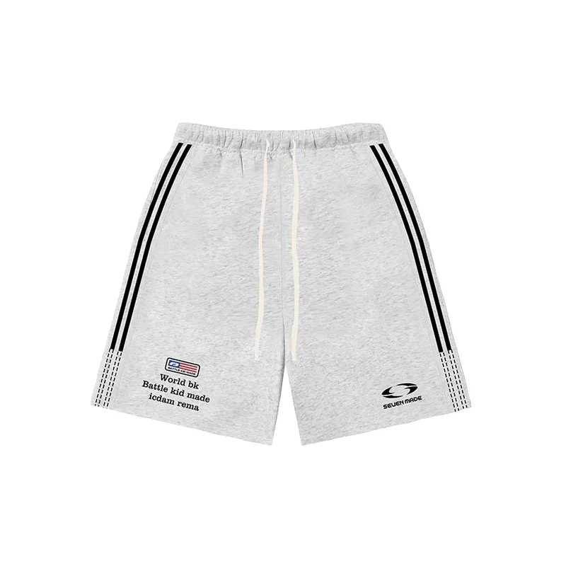 Trendy Retro Versatile Sports Shorts-4