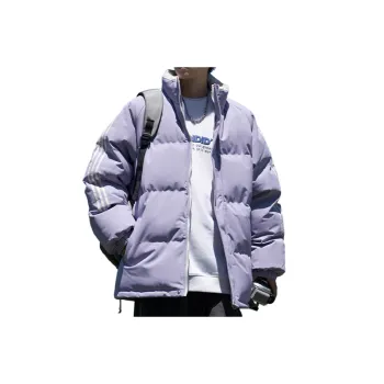 Loose Warming Blended Synthetic Fabrics Quilted Jacket