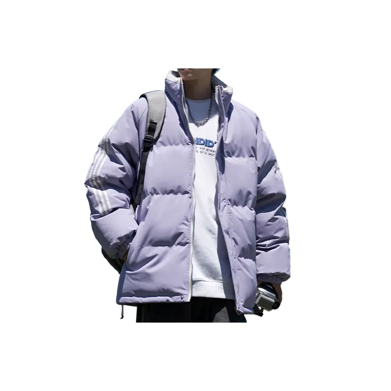 Loose Warming Blended Synthetic Fabrics Quilted Jacket-12