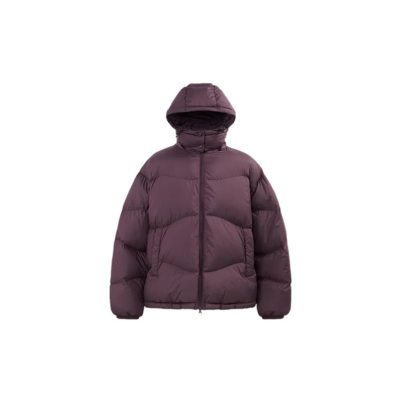 Fashionable Simple White Duck Down Jacket-0