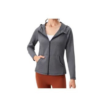 Casual Fashionable Polyester Cotton Fabric Fitness Clothing Women